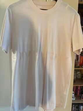 Givenchy Pale Pink Embossed Logo Tee